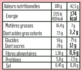 COOKIE ECLATS DE CARAMEL 170g - Sans Ingrédients ultra-transformés