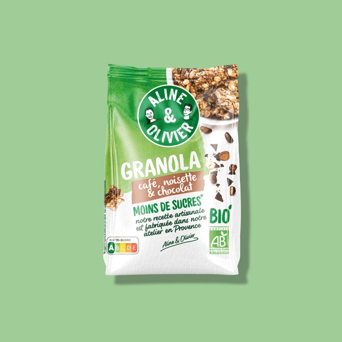 BIO : granola café noisette & chocolat