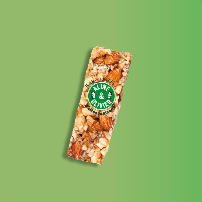 Barres PROTEINEE : 47% amandes & cajou (4x30g).