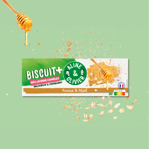 BIO : biscuit avoine & miel