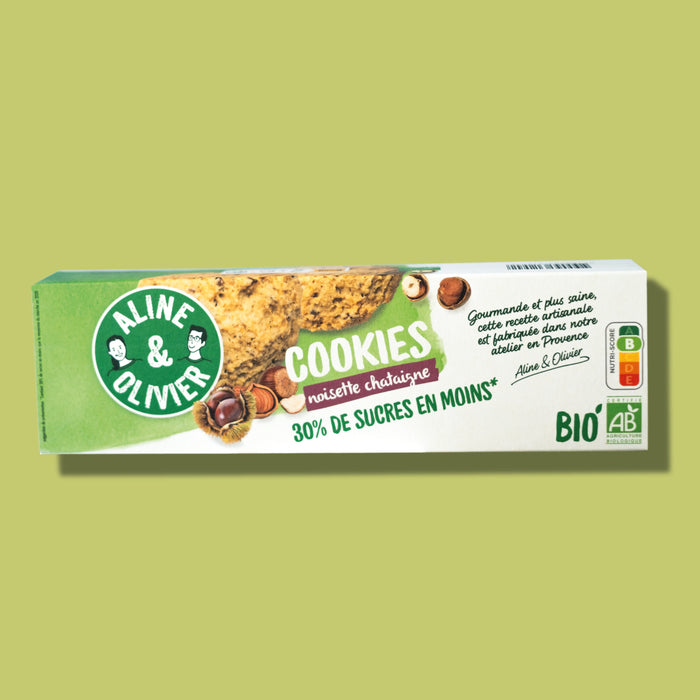 BIO : cookies châtaignes et noisettes