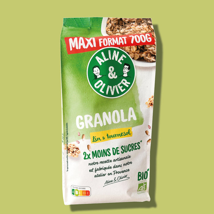 BIO : mon granola Lin & Tournesol MAXI FORMAT