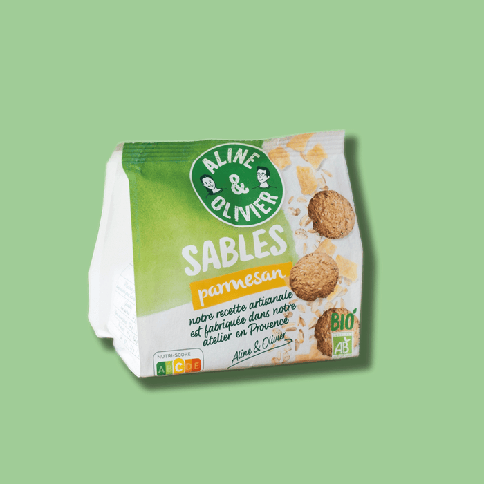 BIO : sablés apéritifs au parmesan