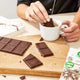 Ma tablette de chocolat bio au sucre de coco : 88% de cacao, éclats de noisettes-Aline & Olivier-chocolat,Goûter,Pause snacking,Riche en fibres,Sans farine de blé,Tablette de chocolat,Vegan